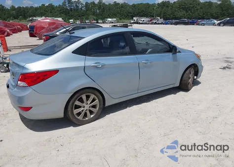 2012 Hyundai Accent Gls from USA, damaged, VIN KMHCU4AE7CU065522